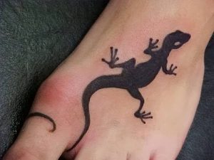 фото тату ящерица от 11.04.2018 №122 - tattoo lizard - tattoo-photo.ru