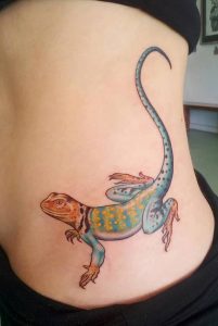 фото тату ящерица от 11.04.2018 №123 - tattoo lizard - tattoo-photo.ru