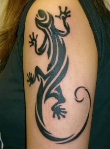 фото тату ящерица от 11.04.2018 №131 - tattoo lizard - tattoo-photo.ru