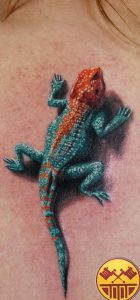 фото тату ящерица от 11.04.2018 №139 - tattoo lizard - tattoo-photo.ru