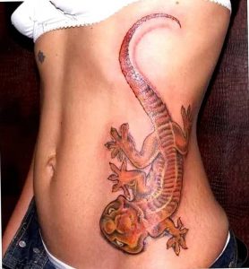 фото тату ящерица от 11.04.2018 №141 - tattoo lizard - tattoo-photo.ru