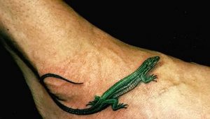 фото тату ящерица от 11.04.2018 №152 - tattoo lizard - tattoo-photo.ru