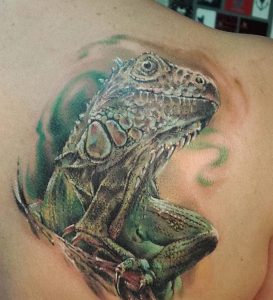 фото тату ящерица от 11.04.2018 №154 - tattoo lizard - tattoo-photo.ru