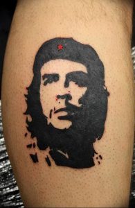 фото тату Че Гевара от 27.04.2018 №002 - tattoo Che Guevara - tattoo-photo.ru