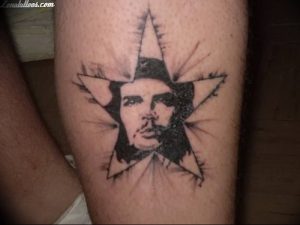 фото тату Че Гевара от 27.04.2018 №010 - tattoo Che Guevara - tattoo-photo.ru
