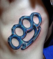 фото тату кастет от 11.04.2018 №007 — tattoo brass knuckles — tattoo-photo.ru