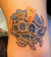 фото тату кастет от 11.04.2018 №019 — tattoo brass knuckles — tattoo-photo.ru