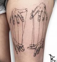 фото тату марионетка с нитками от 26.04.2018 №001 — tattoo puppet with — tattoo-photo.ru