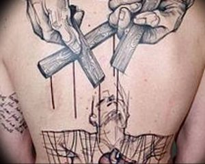 фото тату марионетка с нитками от 26.04.2018 №014 - tattoo puppet with - tattoo-photo.ru