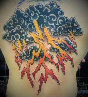 фото тату молния от 26.04.2018 №019 — lightning tattoo — tattoo-photo.ru
