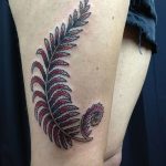 фото тату папоротник от 27.04.2018 №027 - tattoo fern - tattoo-photo.ru