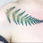 фото тату папоротник от 27.04.2018 №072 - tattoo fern - tattoo-photo.ru