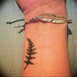 фото тату папоротник от 27.04.2018 №101 - tattoo fern - tattoo-photo.ru