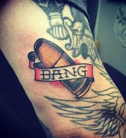 фото тату пуля от 06.04.2018 №010 — bullet tattoo — tattoo-photo.ru