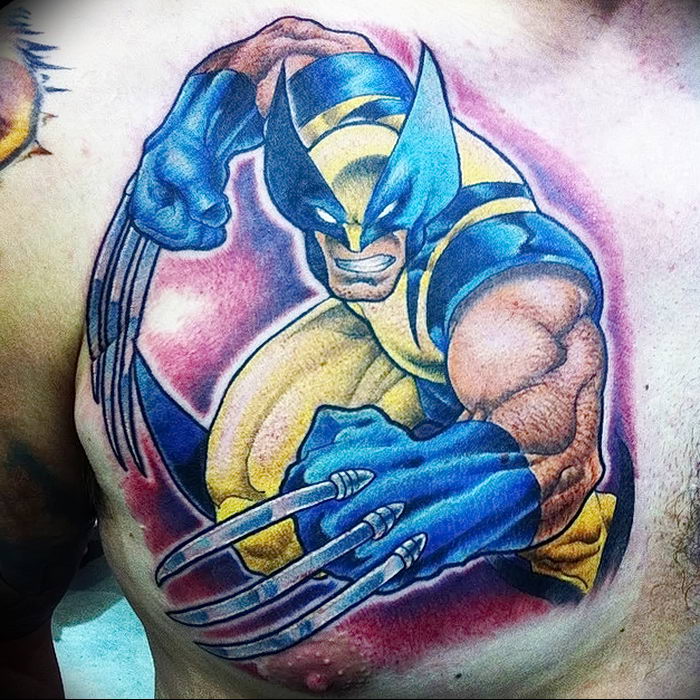 фото тату росомаха от 27.04.2018 № 014 - Wolverine tattoo - tattoo-photo.ru...