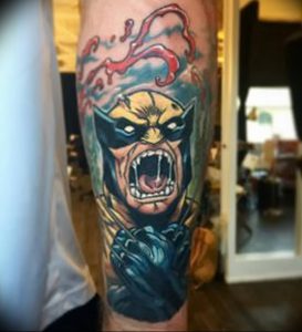 фото тату росомаха от 27.04.2018 №017 - Wolverine tattoo - tattoo-photo.ru