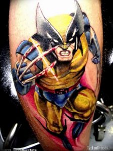 фото тату росомаха от 27.04.2018 №030 - Wolverine tattoo - tattoo-photo.ru
