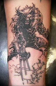 фото тату росомаха от 27.04.2018 №095 - Wolverine tattoo - tattoo-photo.ru