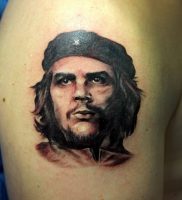 фото тату Че Гевара от 27.04.2018 №001 — tattoo Che Guevara — tattoo-photo.ru