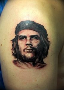 фото тату Че Гевара от 27.04.2018 №001 - tattoo Che Guevara - tattoo-photo.ru