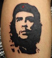 фото тату Че Гевара от 27.04.2018 №002 — tattoo Che Guevara — tattoo-photo.ru