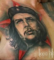 фото тату Че Гевара от 27.04.2018 №003 — tattoo Che Guevara — tattoo-photo.ru
