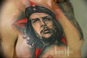 фото тату Че Гевара от 27.04.2018 №003 - tattoo Che Guevara - tattoo-photo.ru