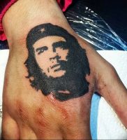 фото тату Че Гевара от 27.04.2018 №004 — tattoo Che Guevara — tattoo-photo.ru