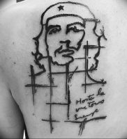 фото тату Че Гевара от 27.04.2018 №005 — tattoo Che Guevara — tattoo-photo.ru
