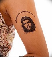 фото тату Че Гевара от 27.04.2018 №007 — tattoo Che Guevara — tattoo-photo.ru