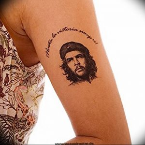 фото тату Че Гевара от 27.04.2018 №007 - tattoo Che Guevara - tattoo-photo.ru