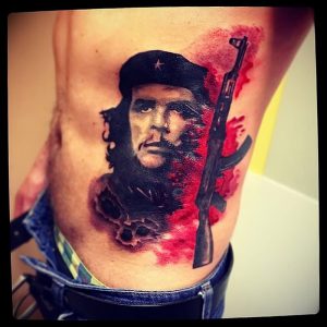 фото тату Че Гевара от 27.04.2018 №008 - tattoo Che Guevara - tattoo-photo.ru