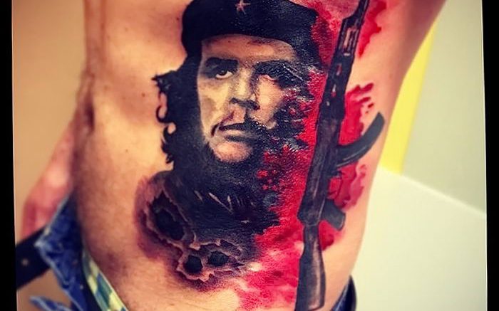 фото тату Че Гевара от 27.04.2018 №008 - tattoo Che Guevara - tattoo-photo.ru