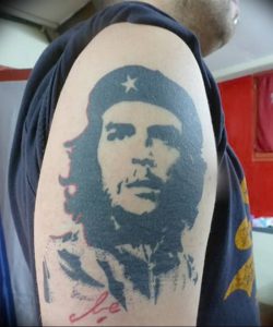 фото тату Че Гевара от 27.04.2018 №009 - tattoo Che Guevara - tattoo-photo.ru