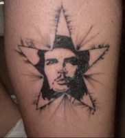 фото тату Че Гевара от 27.04.2018 №010 — tattoo Che Guevara — tattoo-photo.ru