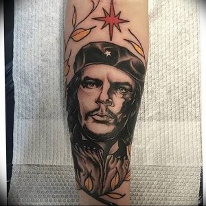 фото тату Че Гевара от 27.04.2018 №012 - tattoo Che Guevara - tattoo-photo.ru