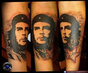 фото тату Че Гевара от 27.04.2018 №014 - tattoo Che Guevara - tattoo-photo.ru
