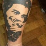 фото тату Че Гевара от 27.04.2018 №016 - tattoo Che Guevara - tattoo-photo.ru