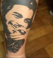 фото тату Че Гевара от 27.04.2018 №016 — tattoo Che Guevara — tattoo-photo.ru