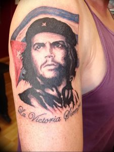 фото тату Че Гевара от 27.04.2018 №027 - tattoo Che Guevara - tattoo-photo.ru