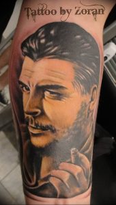 фото тату Че Гевара от 27.04.2018 №031 - tattoo Che Guevara - tattoo-photo.ru