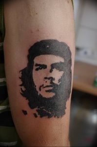 фото тату Че Гевара от 27.04.2018 №033 - tattoo Che Guevara - tattoo-photo.ru