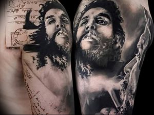 фото тату Че Гевара от 27.04.2018 №039 - tattoo Che Guevara - tattoo-photo.ru