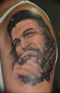 фото тату Че Гевара от 27.04.2018 №040 - tattoo Che Guevara - tattoo-photo.ru