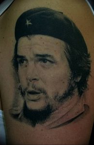 фото тату Че Гевара от 27.04.2018 №044 - tattoo Che Guevara - tattoo-photo.ru