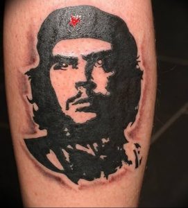 фото тату Че Гевара от 27.04.2018 №045 - tattoo Che Guevara - tattoo-photo.ru