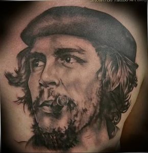 фото тату Че Гевара от 27.04.2018 №049 - tattoo Che Guevara - tattoo-photo.ru