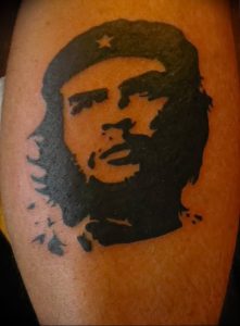 фото тату Че Гевара от 27.04.2018 №052 - tattoo Che Guevara - tattoo-photo.ru