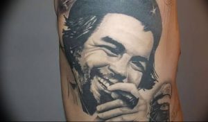 фото тату Че Гевара от 27.04.2018 №054 - tattoo Che Guevara - tattoo-photo.ru