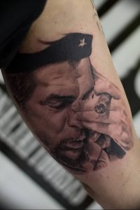 фото тату Че Гевара от 27.04.2018 №060 - tattoo Che Guevara - tattoo-photo.ru